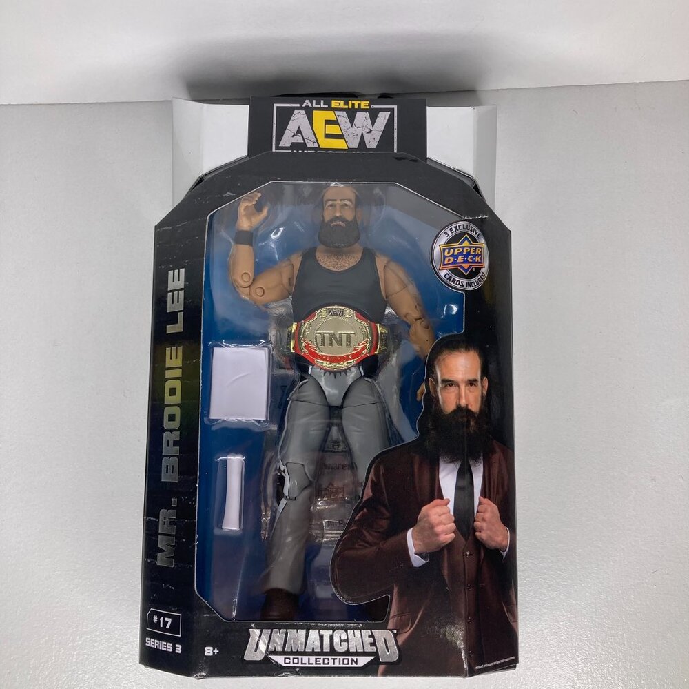 AEW Unmatched Collection MR. BRODIE LEE Series 3 #17 Action Figure by Jazwares